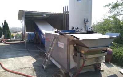 Siprem Alcryo 100 Continuous grape cooling system at 10 tons per hour